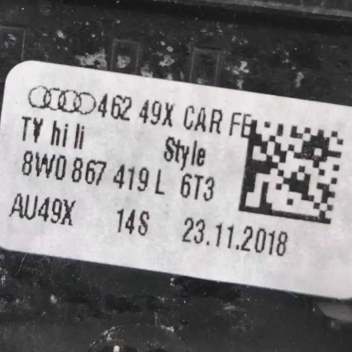 Audi RS5 (2017 - ) 8W1853190AB Отделка внутренней панели салона — фото 2