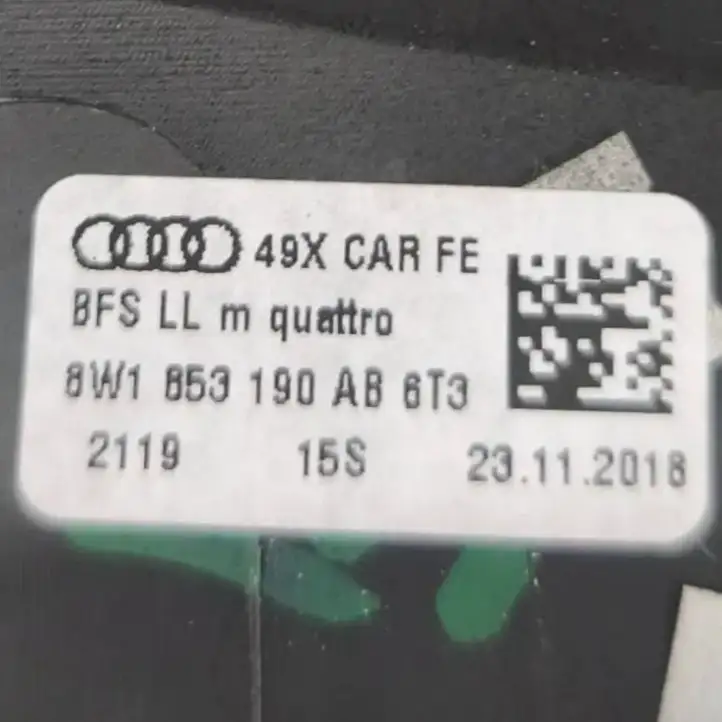 Audi RS5 (2017 - ) 8W1853190AB Отделка внутренней панели салона — фото 7