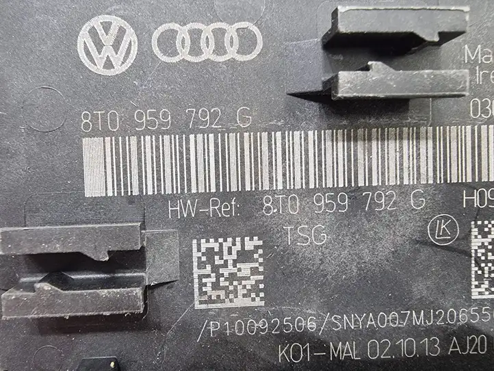 Audi A5 8T 8F (2007 - 2011) 8T0959792G Блок управления дверью — фото 3
