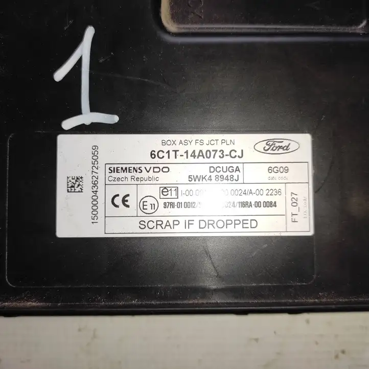 Ford Transit (2006 - 2013) 6C1T14A073CJ Модуль комфорта — фото 3