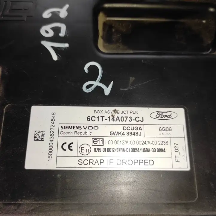 Ford Transit (2006 - 2013) 6C1T14A073CJ Модуль комфорта — фото 3