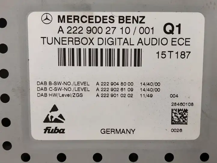 Mercedes-Benz CLS C218,X218 (2011 - 2017) DALISID1267 Прочие блоки управления — фото 2