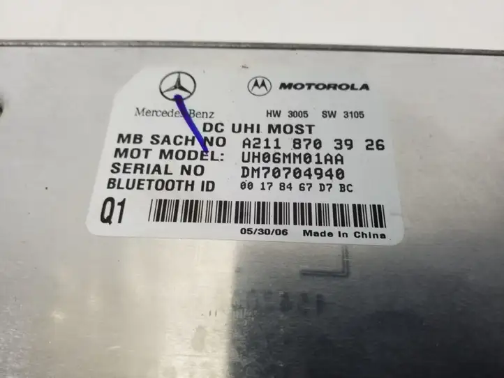 Mercedes-Benz GL X164 (2006 - 2012) Bluetooth модуль — фото 2