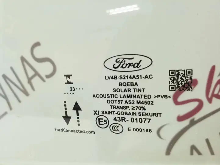 Ford Kuga III (2020 - ) LV4BS214A51AC Стекло передней двери — фото 3