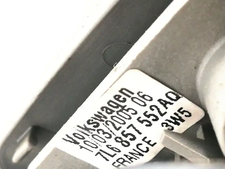 Volkswagen Touareg I (2002 - 2010) 7L6857552AQ Солнцезащитный козырек — фото 3