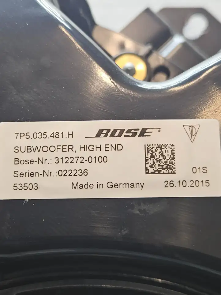 Porsche Cayenne (92A) (2011 - 2017)  7P5035481H Громкоговоритель низкой частоты