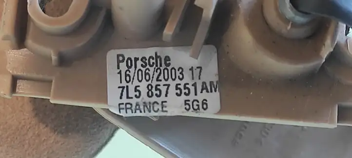 Porsche Cayenne (9PA) (2002 - 2010) 7L5857551AM Солнцезащитный козырек — фото 2