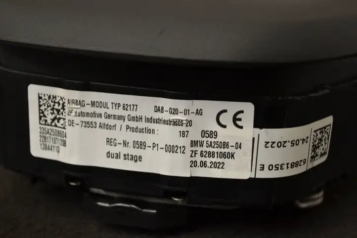 BMW 4 G22 G23 G24 G26 (2020 - ) 5a250b6 Подушка безопасности руля — фото 8
