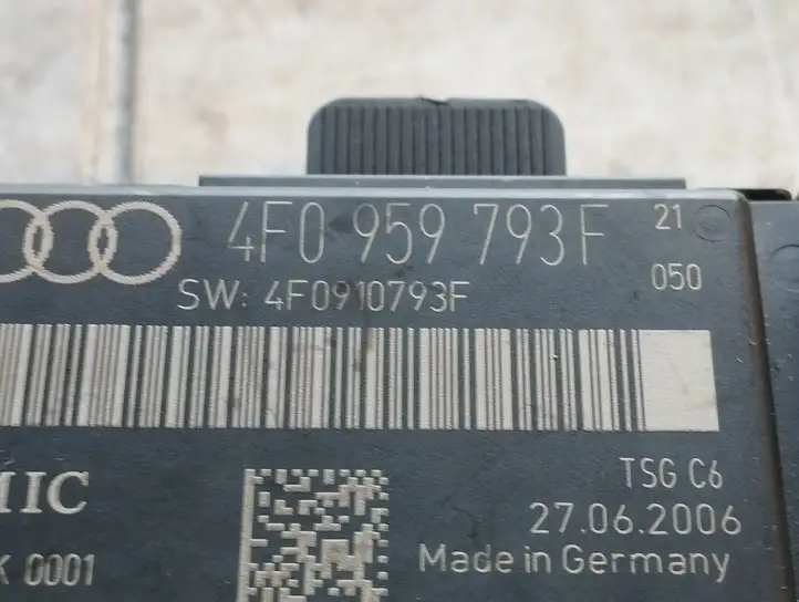 Audi A6 S6 C6 4F (2004 - 2008) 4F0959793F Блок управления дверью — фото 4