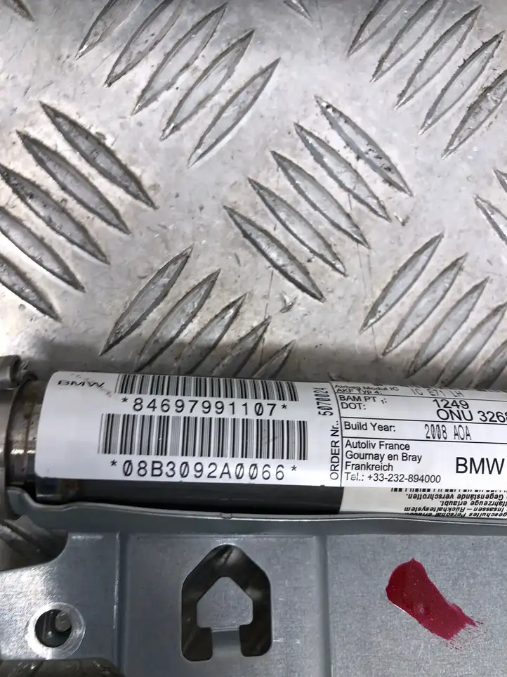 BMW X6 E71 (2008 - 2014) 84697991107 Боковая подушка безопасности шторка — фото 4