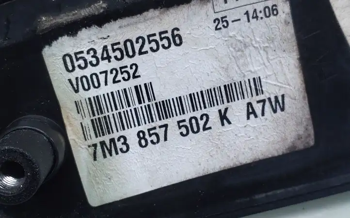 Volkswagen Sharan (2000 - 2003) 7M3857502K Боковое зеркало с электроприводом — фото 7