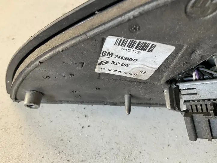 Opel Vectra C (2005 - 2009) 24439983 Боковое зеркало с электроприводом — фото 2