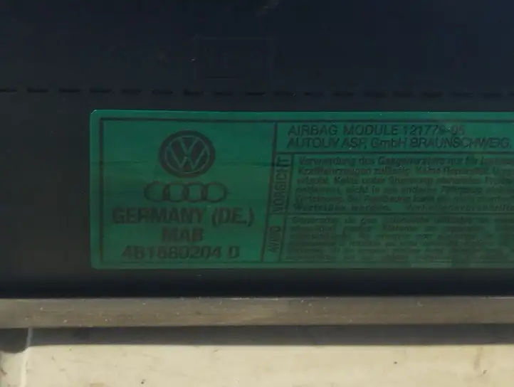 Audi A6 S6 C5 4B (1997 - 2001) 4B1880204D Подушка безопасности пассажира — фото 2