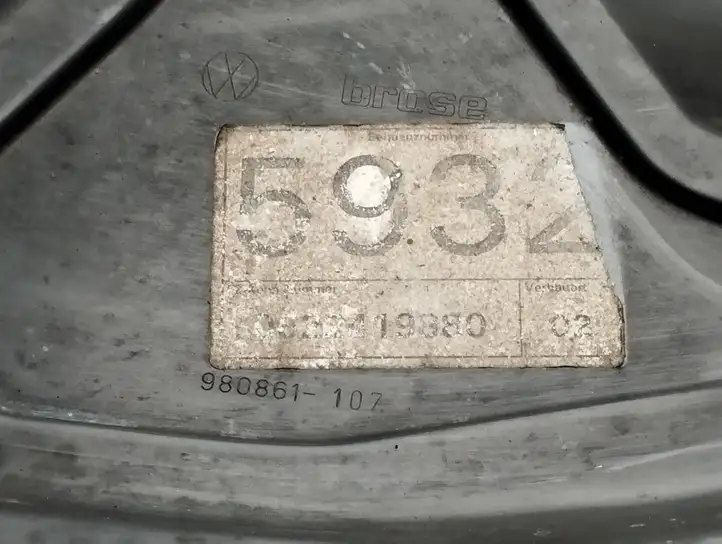 Volkswagen PASSAT B6 (2005 - 2010)  98086110Z Передний комплект электрического механизма для подъема окна