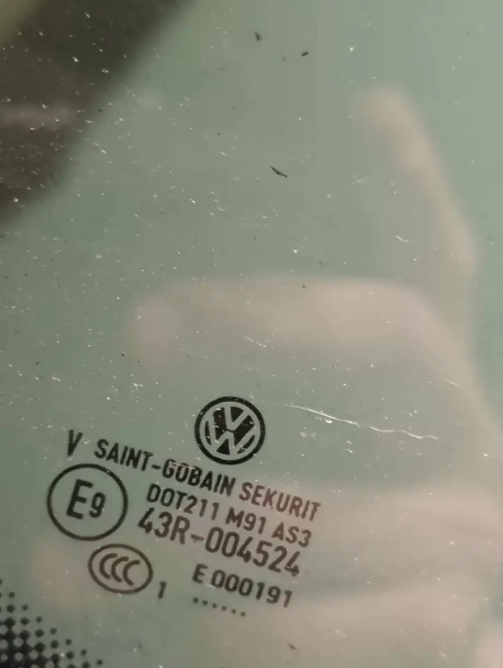 Volkswagen Transporter - Caravelle T5 (2009 - 2015) 43R004524 Заднее боковое стекло — фото 3