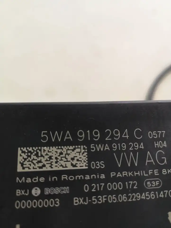 Skoda Octavia Mk4 (2019 - ) 5WA919294C Блок управления парктрониками — фото 4