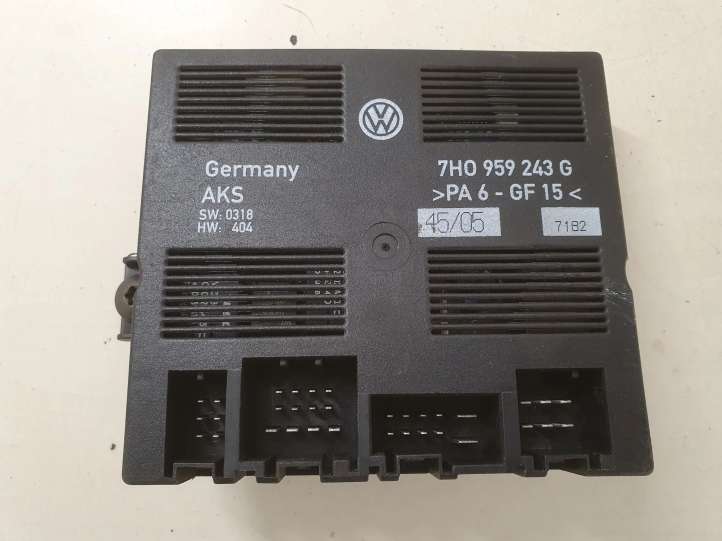 7H0959243G Volkswagen Multivan T5 Šoninių slankiojančių durų ECU modulis