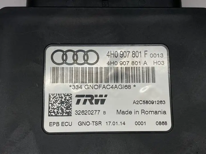 Audi A8 S8 D4 4H (2013 - 2017) 4H0907801F Блок управления стояночным тормозом (EPB) — фото 8