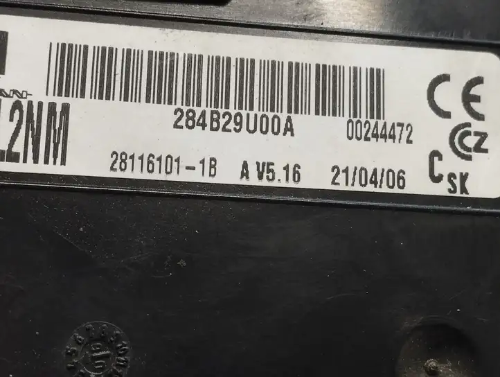Nissan Note (E11) (2006 - 2014) 281161011B Модуль комфорта — фото 2