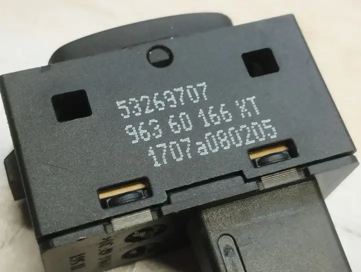 Peugeot 407 (2004 - 2011) 96360166XT Кнопка стеклоподъемников — фото 2