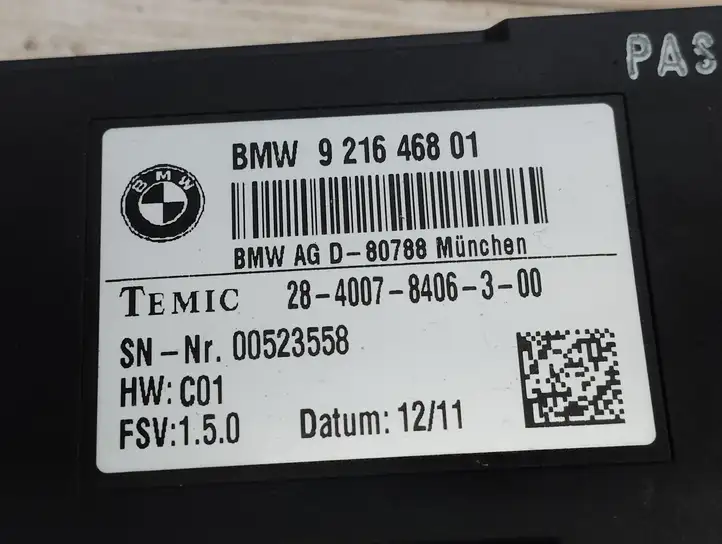 BMW 5 GT F07 (2010 - 2017) 921646801 Реле обогрева — фото 3