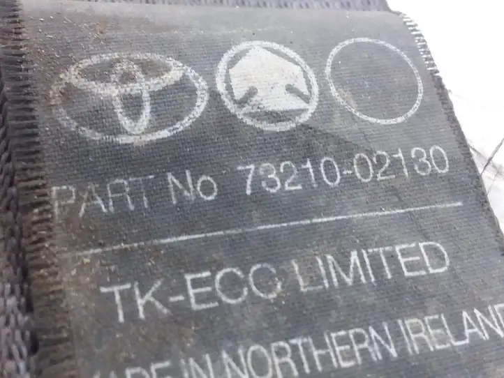 Toyota Corolla E120 E130 (2000 - 2004) 7321002130 Передний ремень безопасности — фото 3