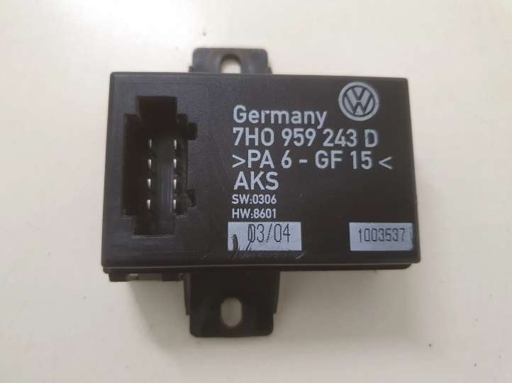 7H0959243D Volkswagen Multivan T5 Šoninių slankiojančių durų ECU modulis