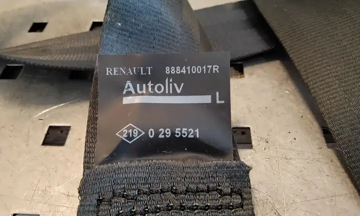 Renault Scenic III - Grand scenic III (2009 - 2016) 888410017R Задний ремень безопасности — фото 2