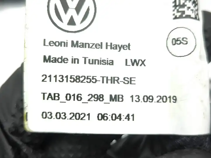Volkswagen ID.3 (2019 - ) TAB016298MB Проводка задней двери — фото 3