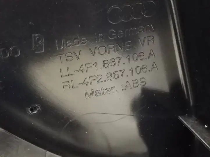 Audi A6 S6 C6 4F (2004 - 2008) 4F2867106A Обшивка передней двери — фото 6
