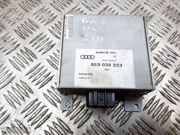 8E9035223 Audi A4 S4 B7 8E 8H Garso stiprintuvas