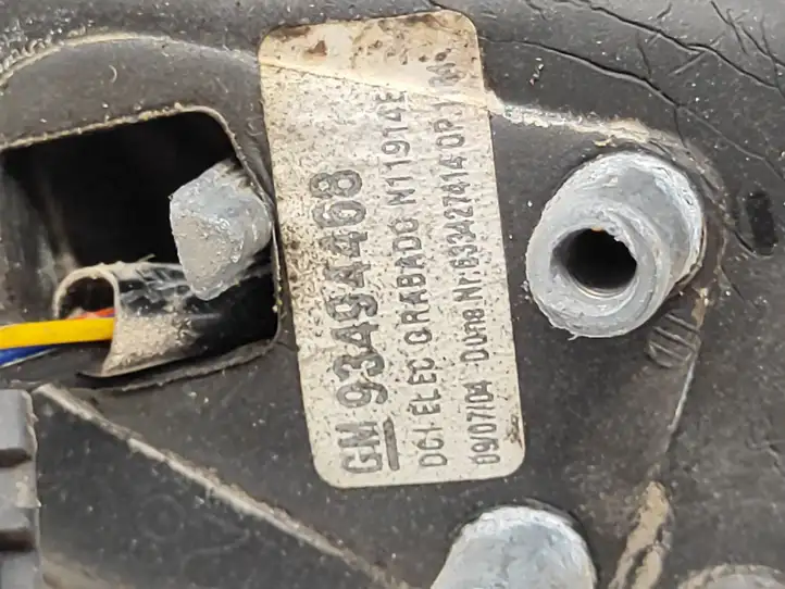Opel Meriva A (2002 - 2006) 93494468 Боковое зеркало с электроприводом — фото 7