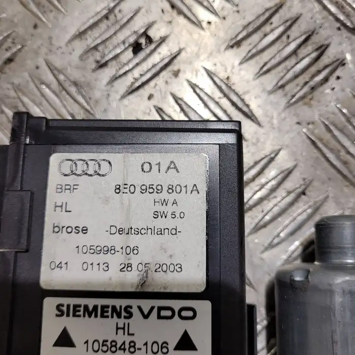 Audi A4 S4 B6 8E 8H (2000 - 2006) 8E0959801A Стеклоподъемник задней двери — фото 2