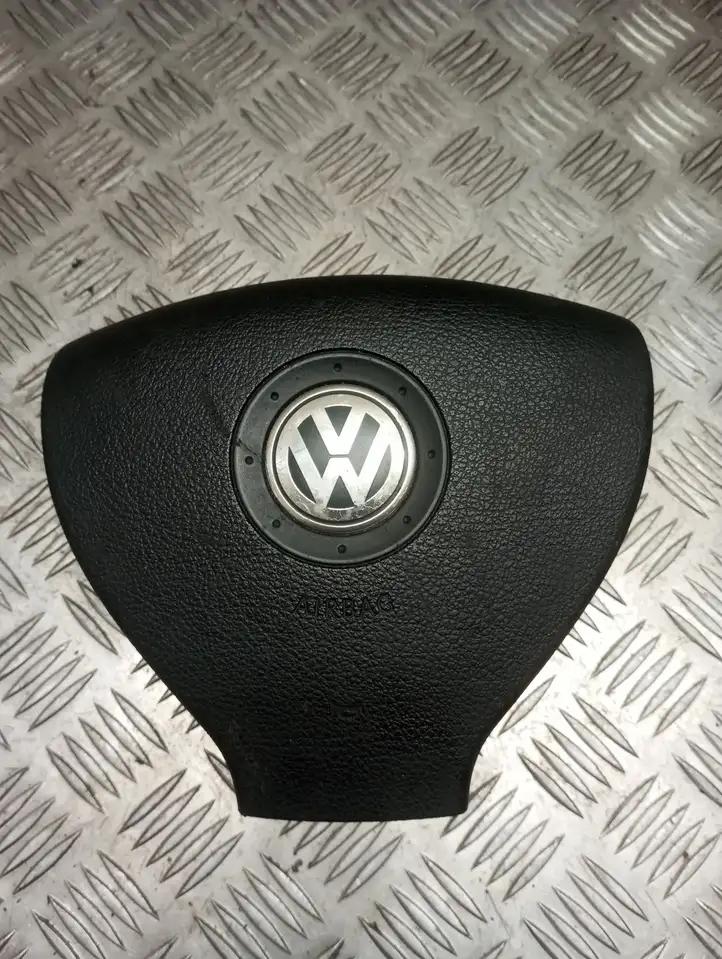 Volkswagen PASSAT B6 (2005 - 2010) 1K0880201BK Подушка безопасности руля — фото 1