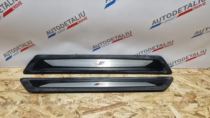 BMW 3 F30 F35 F31 (2012 - 2018) 8051037 Внутренняя обшивка порога (комплект) — фото 10