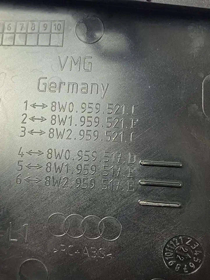 Audi A4 S4 B9 8W (2019 - ) 8W0959523E Комплект отделки дверей — фото 2