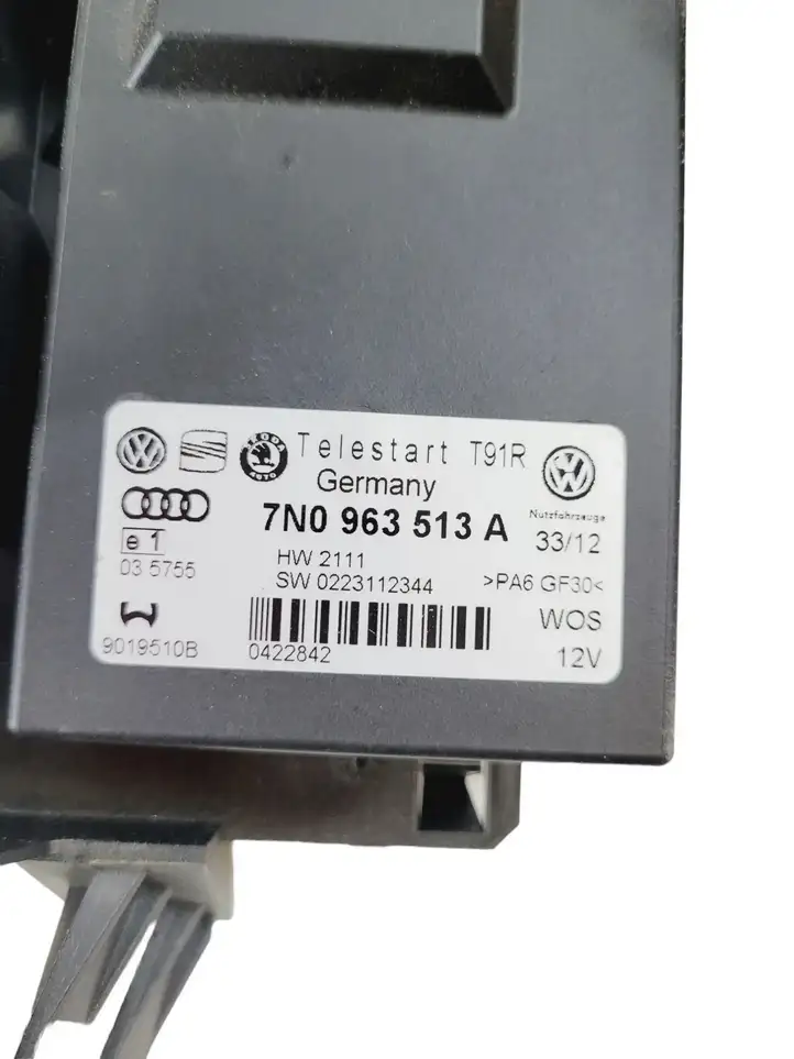 Volkswagen PASSAT B7 (2011 - 2014) 7N0963513A Блок управления автономным отопителем — фото 3