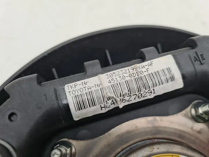 Toyota Yaris (2005 - 2009) 451300D150F Подушка безопасности руля — фото 3