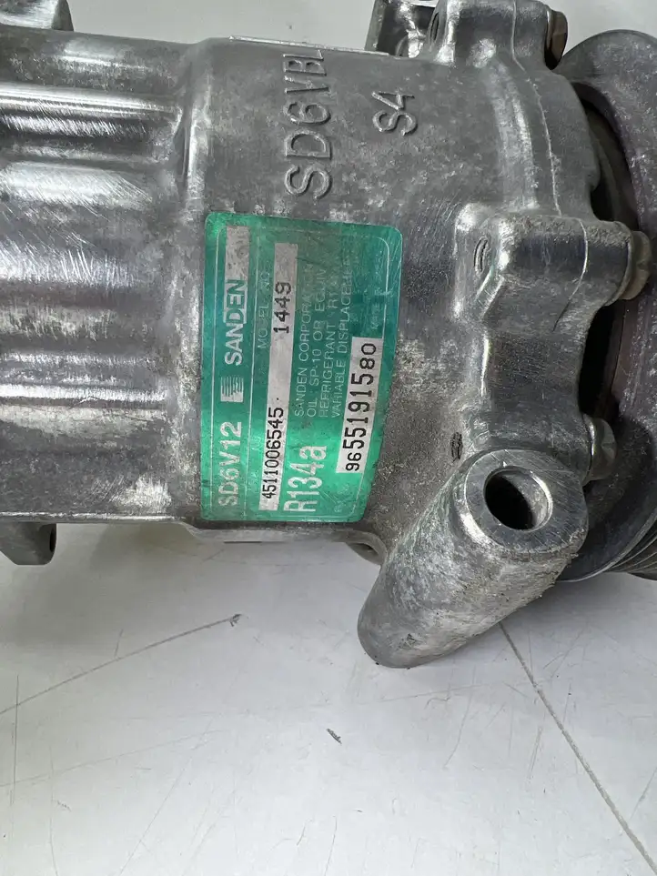 Peugeot 206 (1998 - 2012) 9655191580 Компрессор (насос) кондиционера воздуха — фото 3