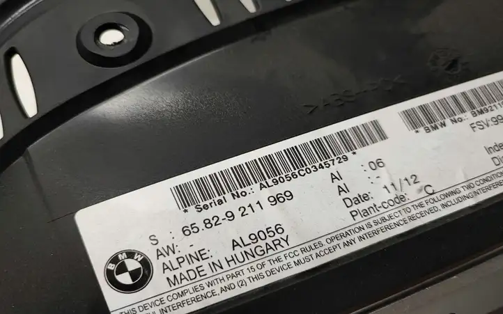 BMW 3 E92 E93 (2005 - 2014) 9283428 Комплект аудиосистемы — фото 3