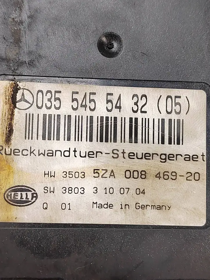 Mercedes-Benz E W211 (2002 - 2009) 0355455432 Блок управления крышкой багажника — фото 7