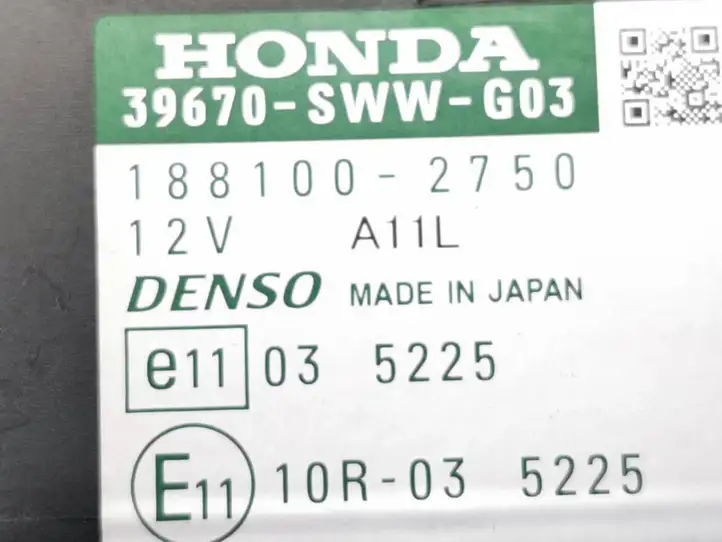 Honda CR-V (2009 - 2012) 39670SWWG03 Блок управления парктрониками — фото 2