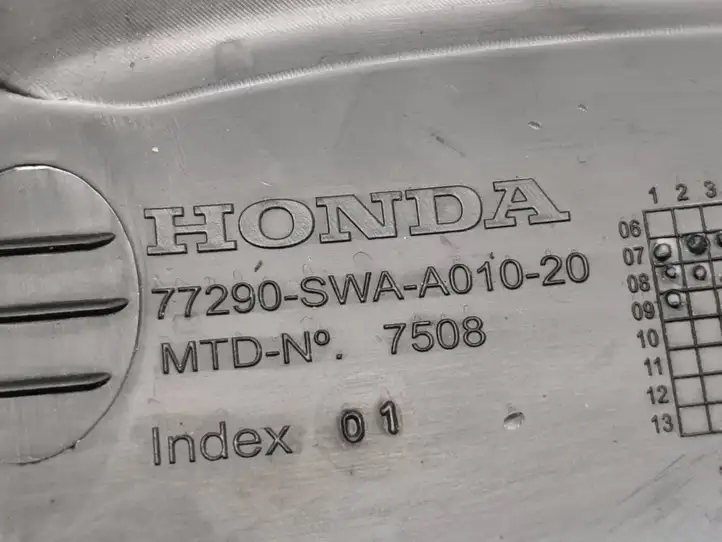 Honda CR-V (2009 - 2012) 77290SWAA01020 Другая деталь консоли (туннеля) — фото 6