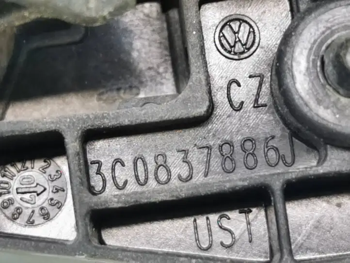 Volkswagen PASSAT B6 (2005 - 2010) 3c0837206 Наружная ручка задней двери — фото 6