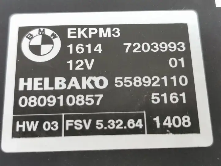 BMW 5 E60 E61 (2004 - 2010) 7203993 Блок управления топливным насосом — фото 4