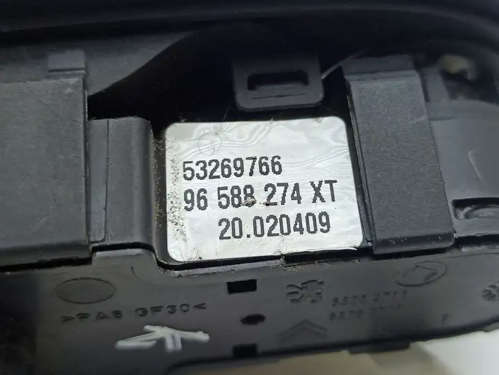 Peugeot 407 (2004 - 2011) 96588274 Блок кнопок стеклоподъемников — фото 2
