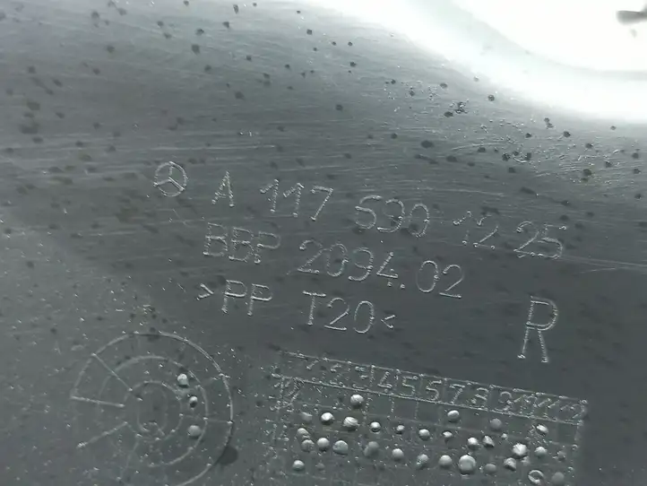 Mercedes-Benz CLA C117,X117,W117 (2013 - 2019) A1176901225 Нижняя боковая отделка заднего сиденья — фото 2