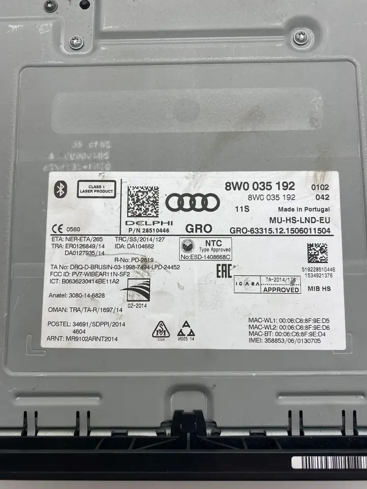 Audi A4 S4 B9 (2015 - 2019) 8W0035192 Блок MMI — фото 2
