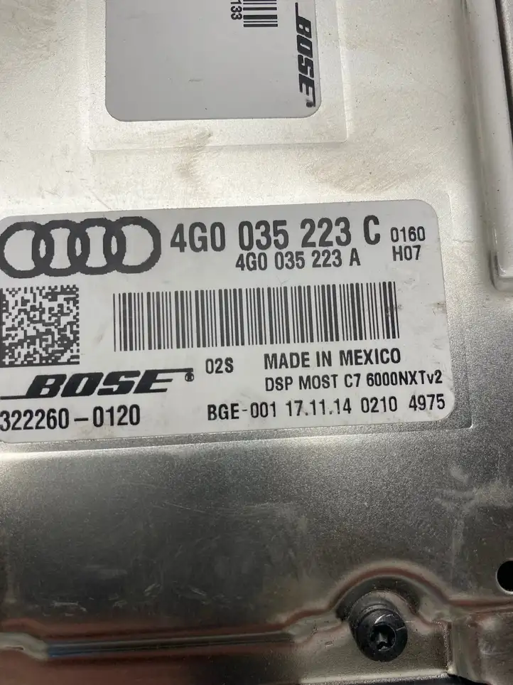 Audi A6 C7 (2011 - 2014) 4G0035223C Усилитель звука — фото 2