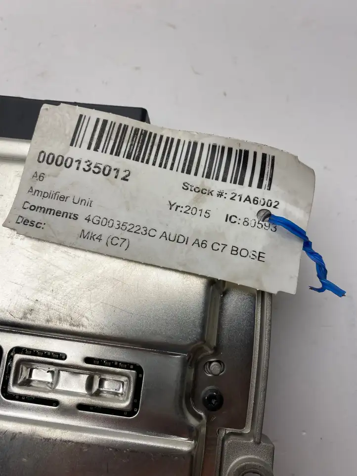 Audi A6 C7 (2011 - 2014) 4G0035223C Усилитель звука — фото 5